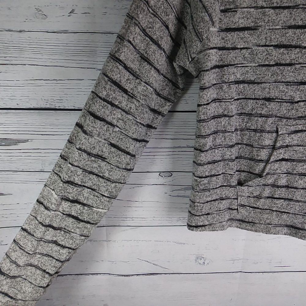 Mossimo Supply Co. Women Gray Pullover Hoodie S - Picture 3 of 7